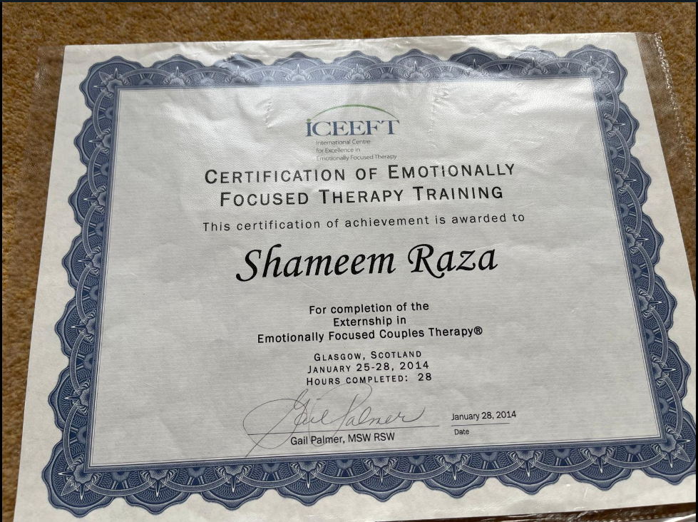 EFT Certificate